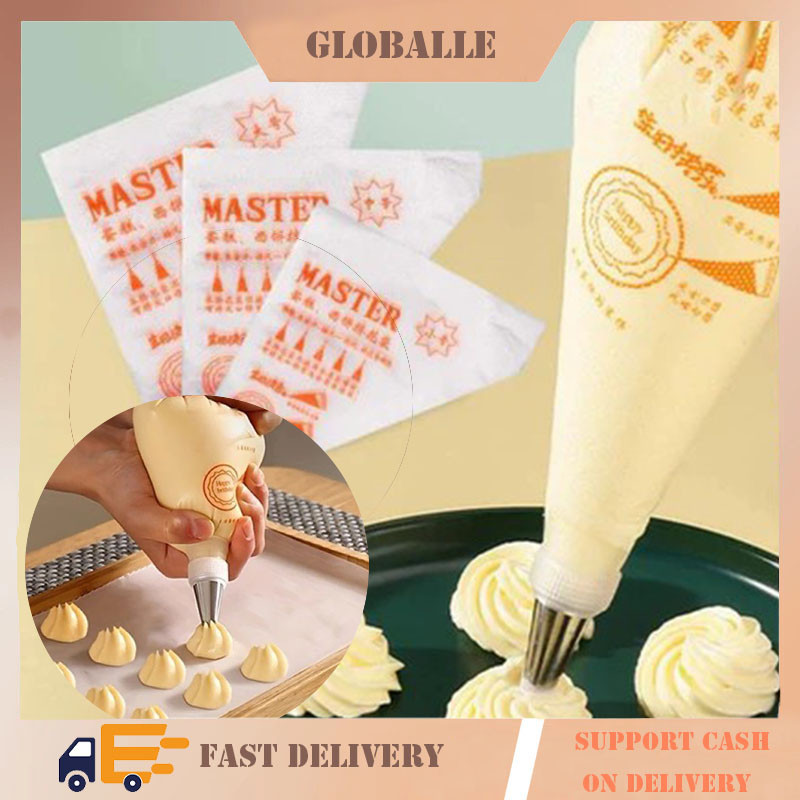 100 disposable nozzle mold cake decoration anti-slip texture chocolate ...