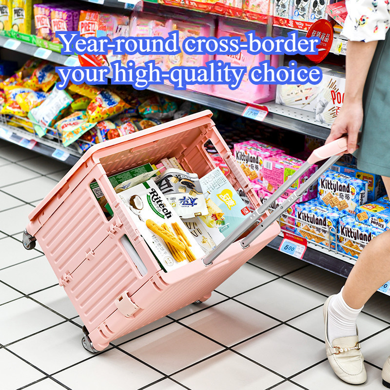 Camping trolleys universal wheel folding trolley to carry high-rise ...