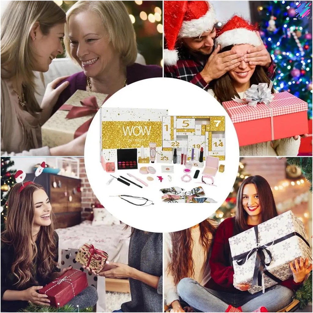 24-Day Makeup Kit Advent Calendar Christmas Beauty Countdown Set ...