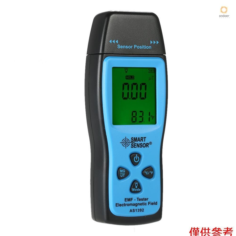 SMART SENSOR Handheld Mini Digital LCD EMF Tester Electromagnetic Field ...