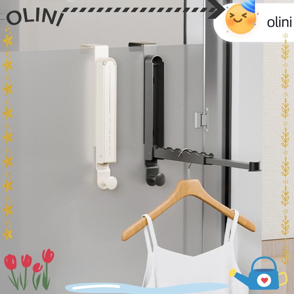 OLINI Clothes Drying Rack, Heavy Duty Adhesive Towel Hooks, Portable ...