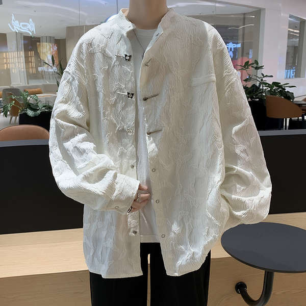 baju lelaki baju kemeja lelaki Gesper cakera rama-rama Jacquard baju ...
