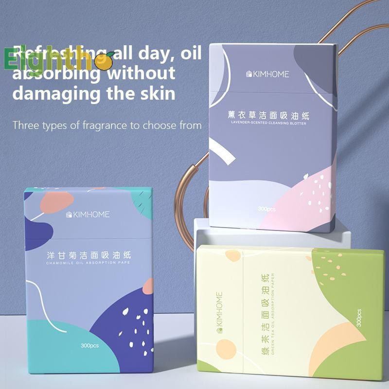 [Eighth] 300 Pcs Facial Oil Control Absorption Sheets Tissue Face ...