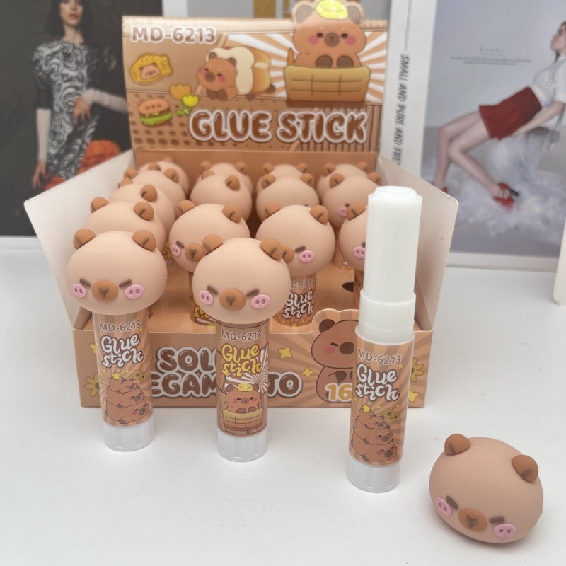 1Pcs Capybara Cute Shape Soft Silicone Cartoon Doll Solid Glue Handmade ...