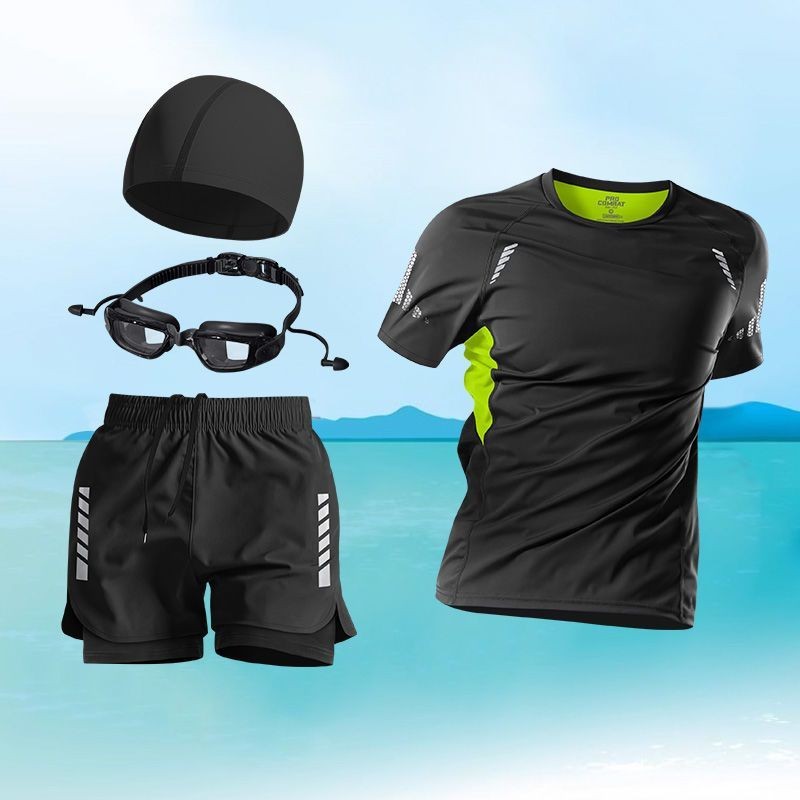 Swimsuit Men's Suit Adult Swimwear Men's Hot Spring Anti-Embarrassing ...