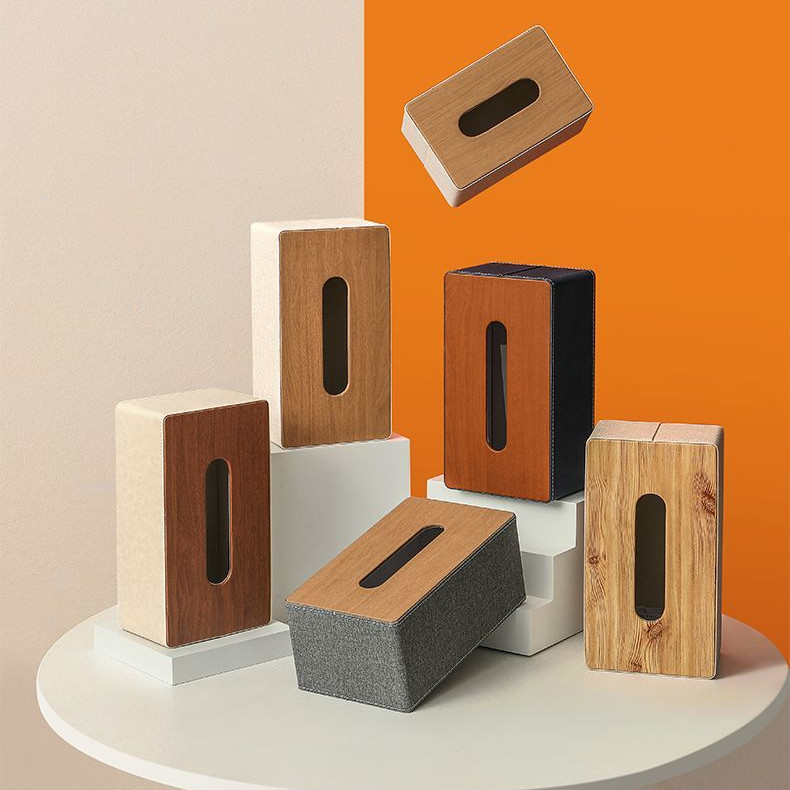 Paper Extraction Box, Dining Room Household Hotel Leather Tissue Box ...