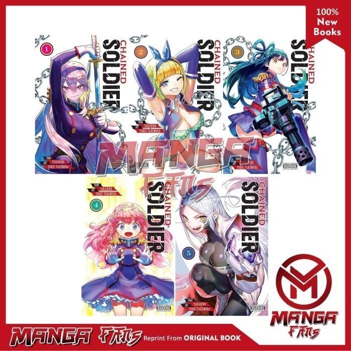 Manga Comic Chained Soldier 8 book series by Takahiro Shopee