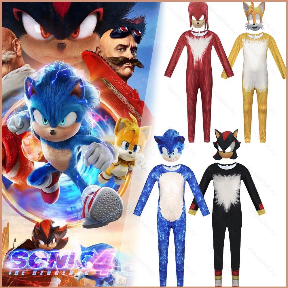 SY6 Sonic the Hedgehog 3 bodysuit for kids Tails Knuckles Shadow ...