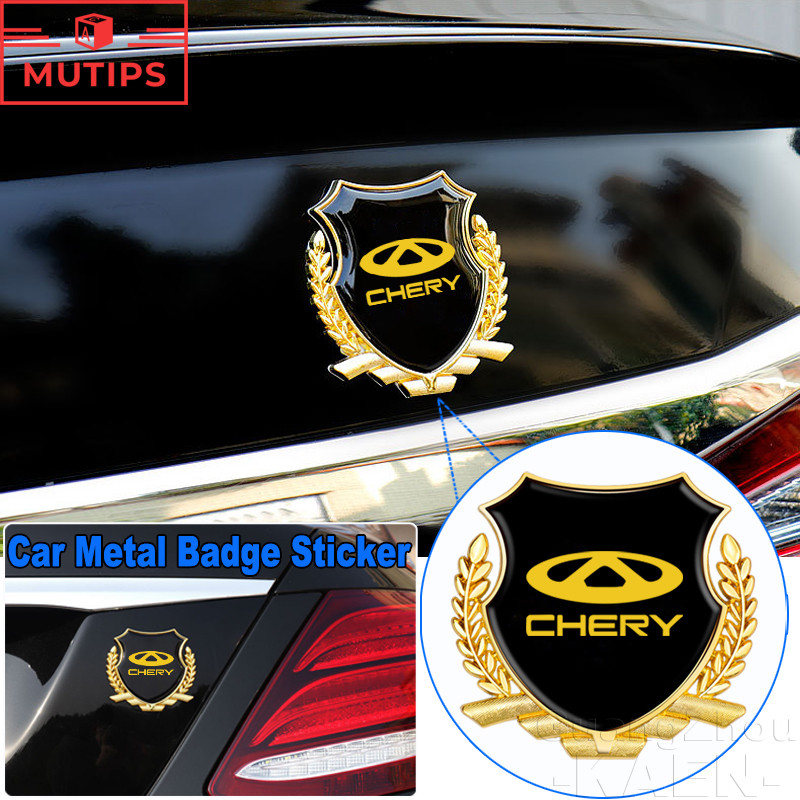 Chery 3D Car Logo Metal Sticker Car Logo Badge Car Decal Emblem For ...
