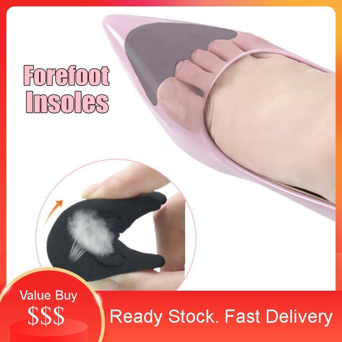 1 Pair Toe Protector High Heel Cushion Sponge Size Adjusting Forefoot ...