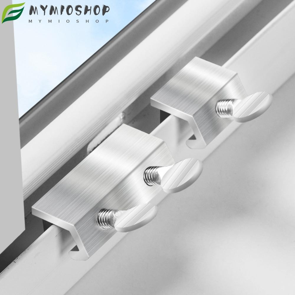 MIOSHOP Window Lock Stopper, Adjustable Aluminum Alloy Window Locks ...
