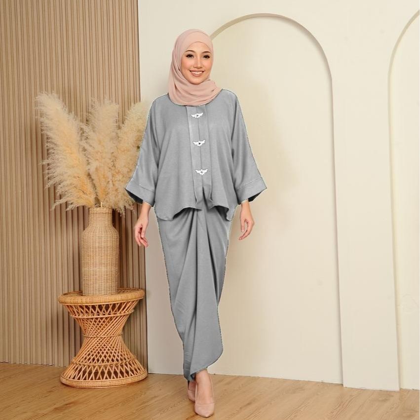 Set Kebaya Kaftan Skirt Pario Raya 2025 - LASANI - Produk Baru Muslimah ...