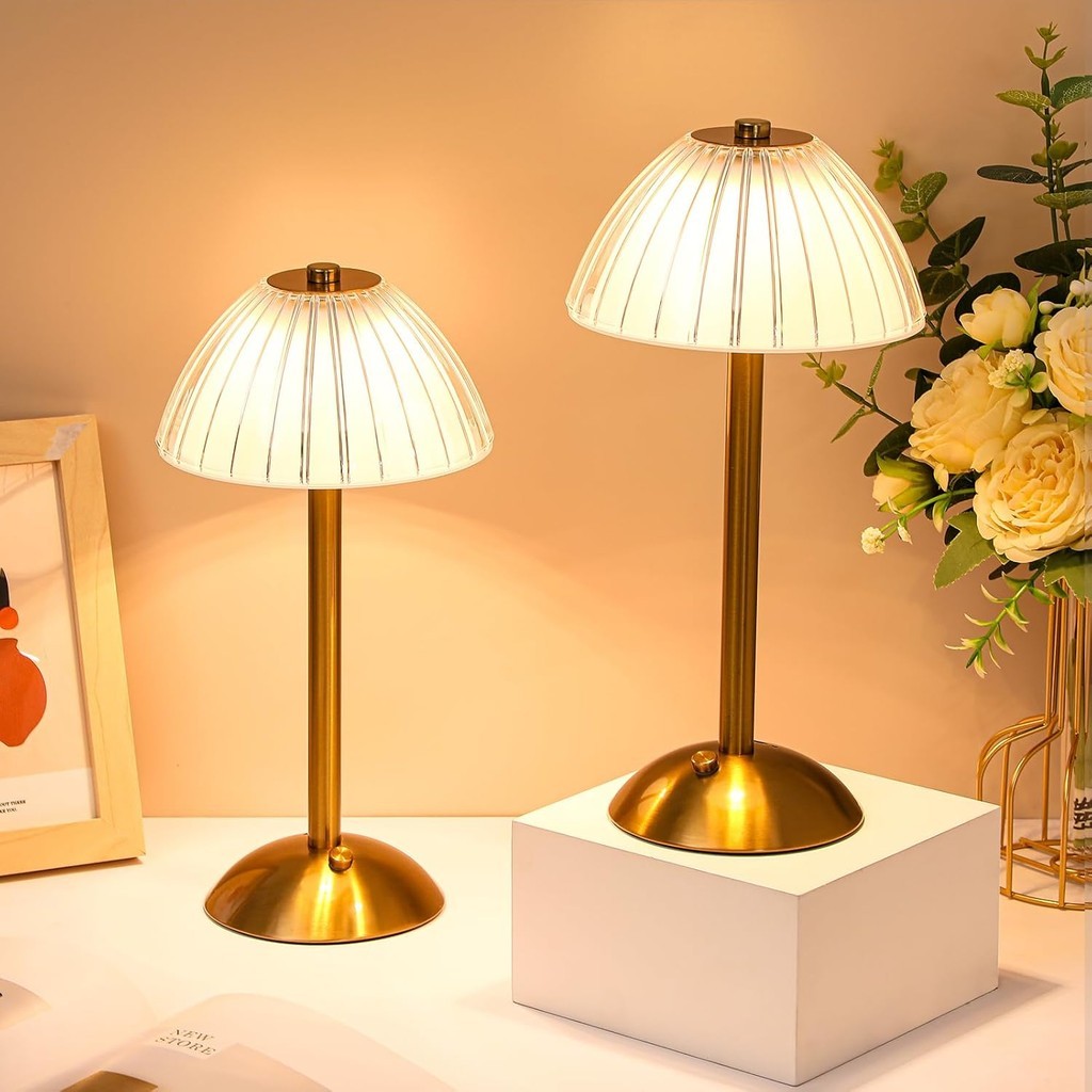 Wireless Touch Night Lamp Dimmable LED Night Light Lampu Meja Lampu ...