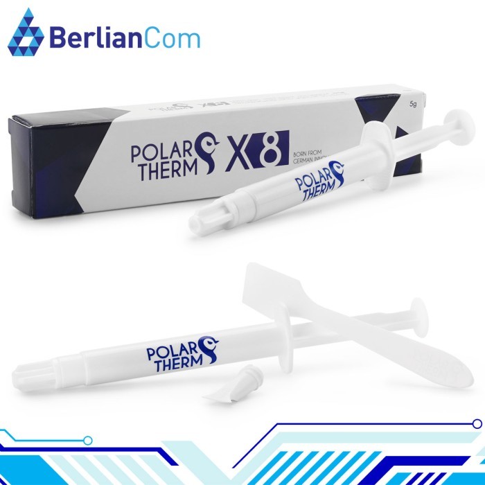 Polartherm X-8 Thermal Paste For CPU & GPU, 10 Grams, With Application
