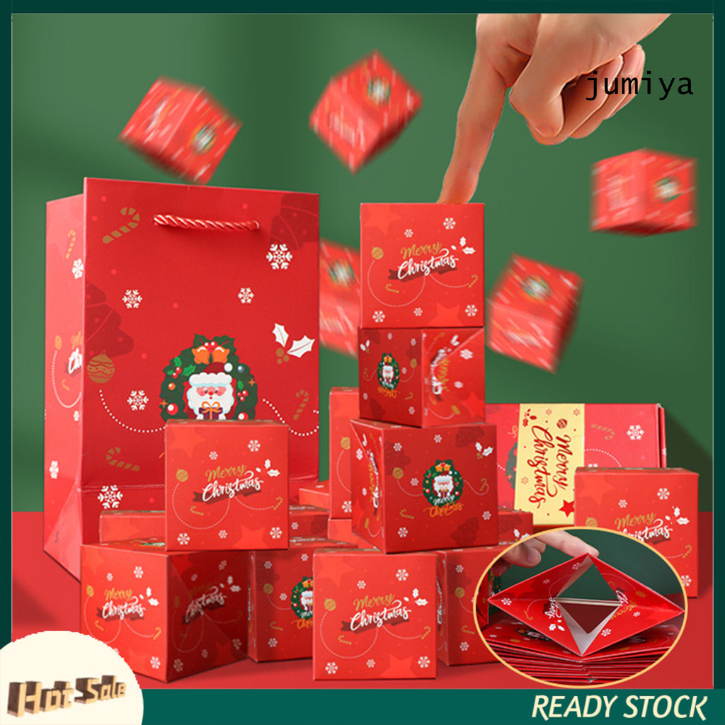 [Jum] Christmas Explosion Gift Box for Money Folding Bouncing Gift Box ...