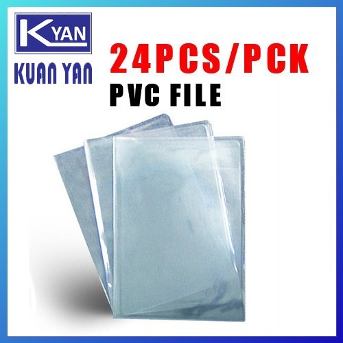 [24PCS/PCK] A4 Pvc File / Pvc Document Clear Holder / Fail Kertas ...