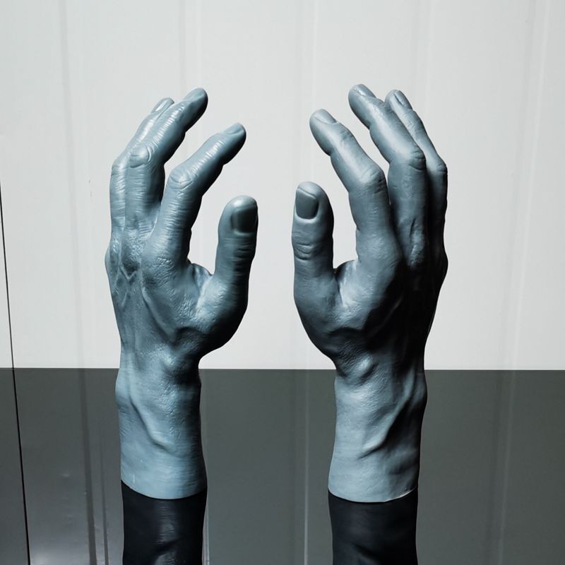 Male Hand Model Props Industrial Labor Protection Gloves Display Hand ...
