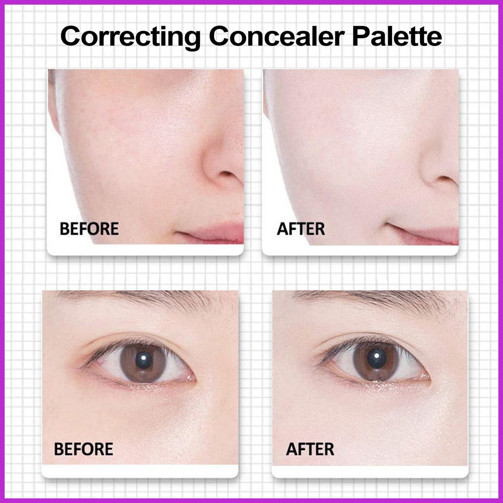 Contouring Concealer Palette 6 Colors Contour Palette Cream Concealer ...