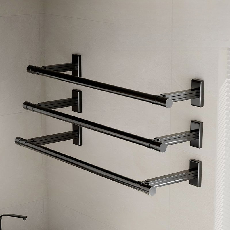 Side mounted drying rack wall fixed cool clothes rack aluminum alloy ...