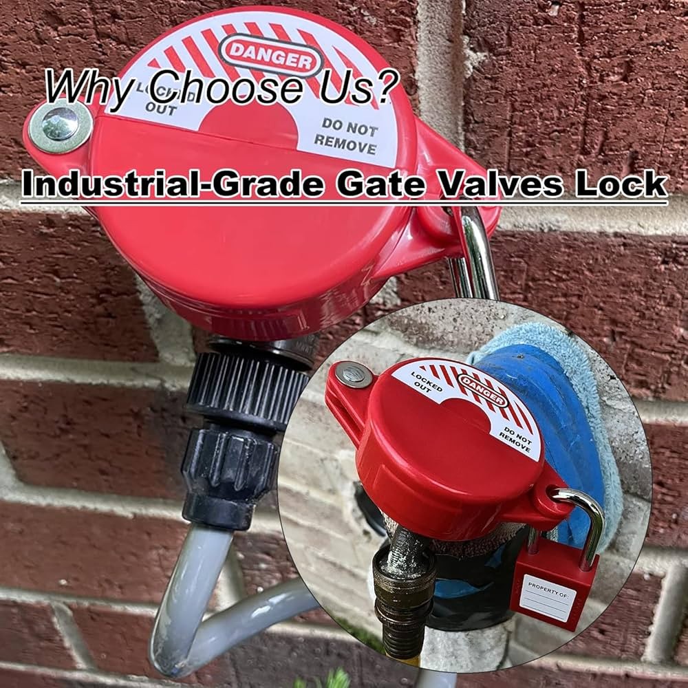 1-2.5 Inch Industrial Gate Valve Lockout Device Insulated Gas Tank ...