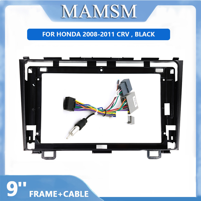 New Android Head Unit Car Radio Frame Kit For HONDA 2008-2011 CRV ...