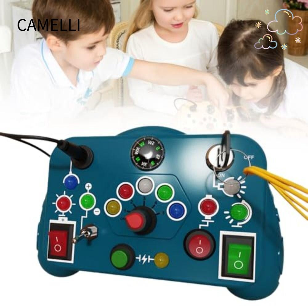CAMELLI Baby Sensory Board Switch Toy, Educational Buttons Switches ...