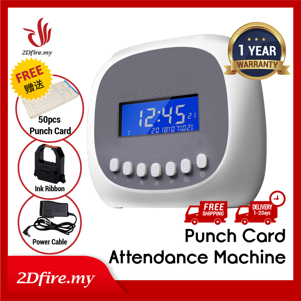 punch card machine - Prices and Promotions - Aug 2026 | Shopee Malaysia