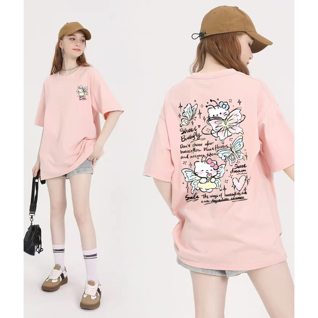 2025 New Korean Style 100% Cotton Short sleeve Tshirts Ready Stock ...