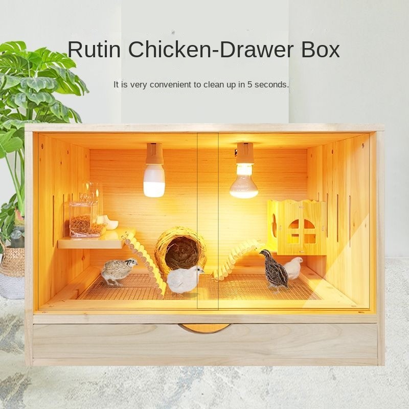Spot goods Glass feeding box crawler feeding box Rutin chicken breeding ...