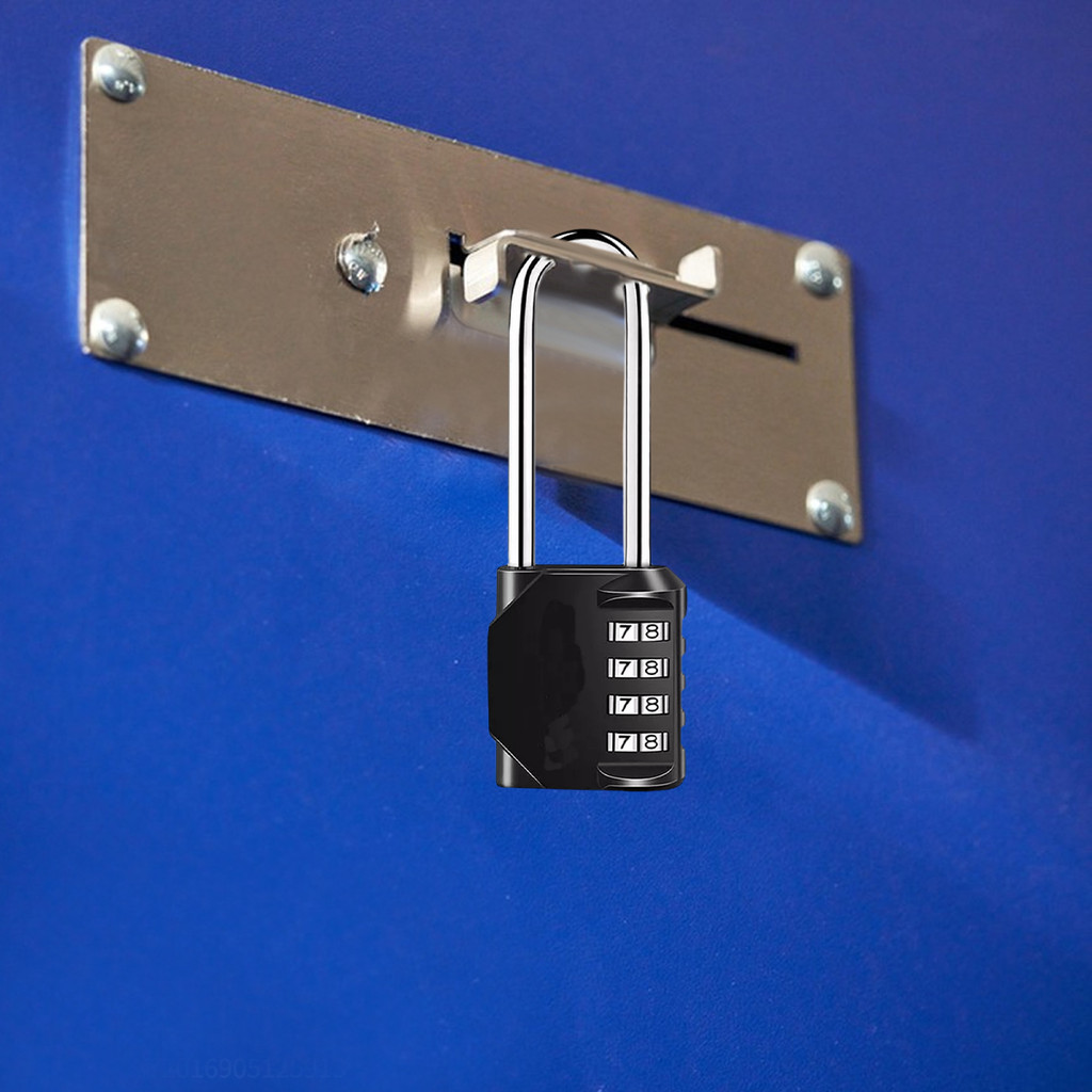 Mini Password Locks Combination Padlock 4 Digit Outdoor Lock For Door ...