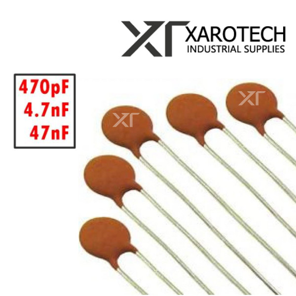 10 pcs of Ceramic Disc Capacitor 470pF, 4.7nF, 47nF | Shopee Malaysia