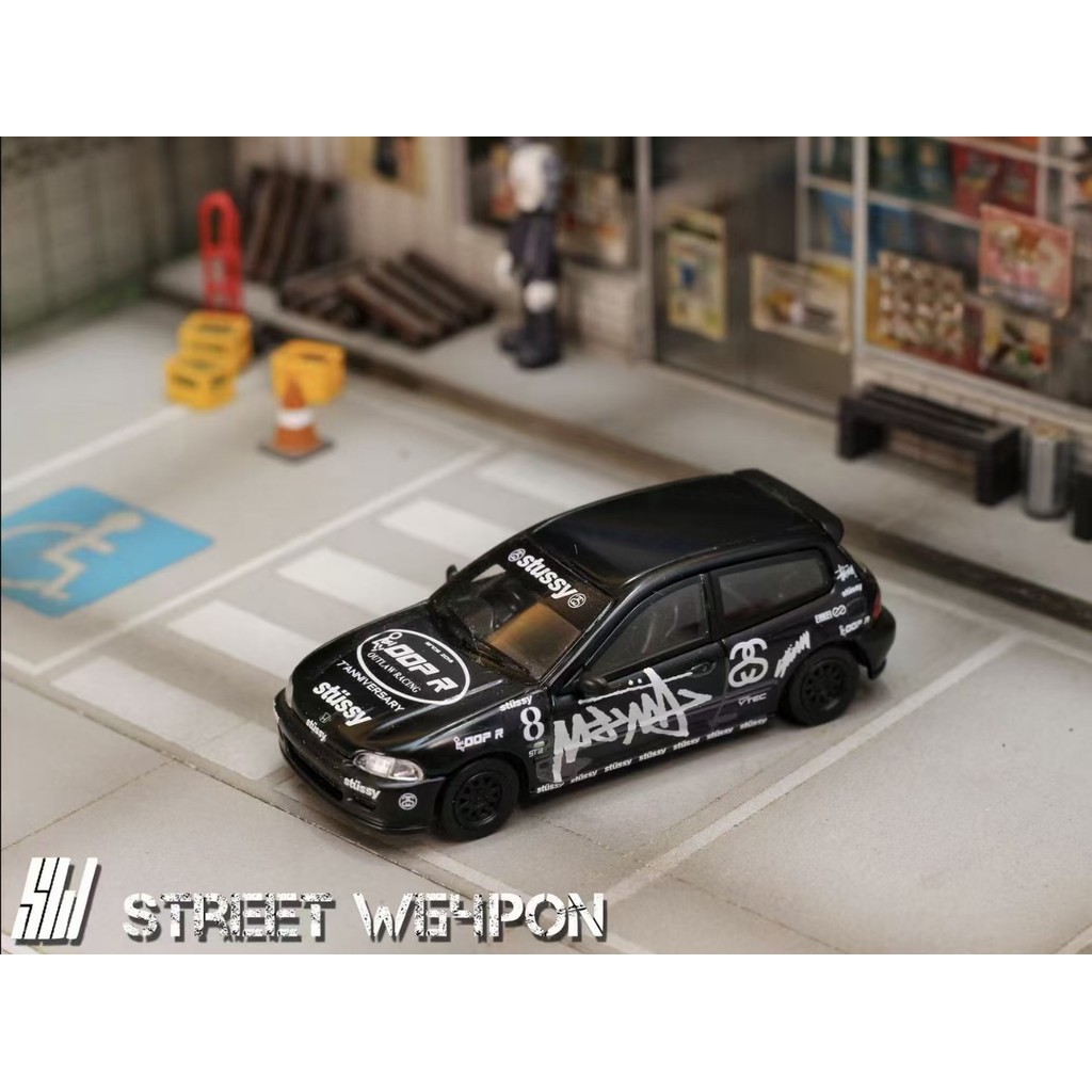 Street Weapon 1/64 HONDA CIVIC EG6 STUSSY LIVERY | Shopee Malaysia