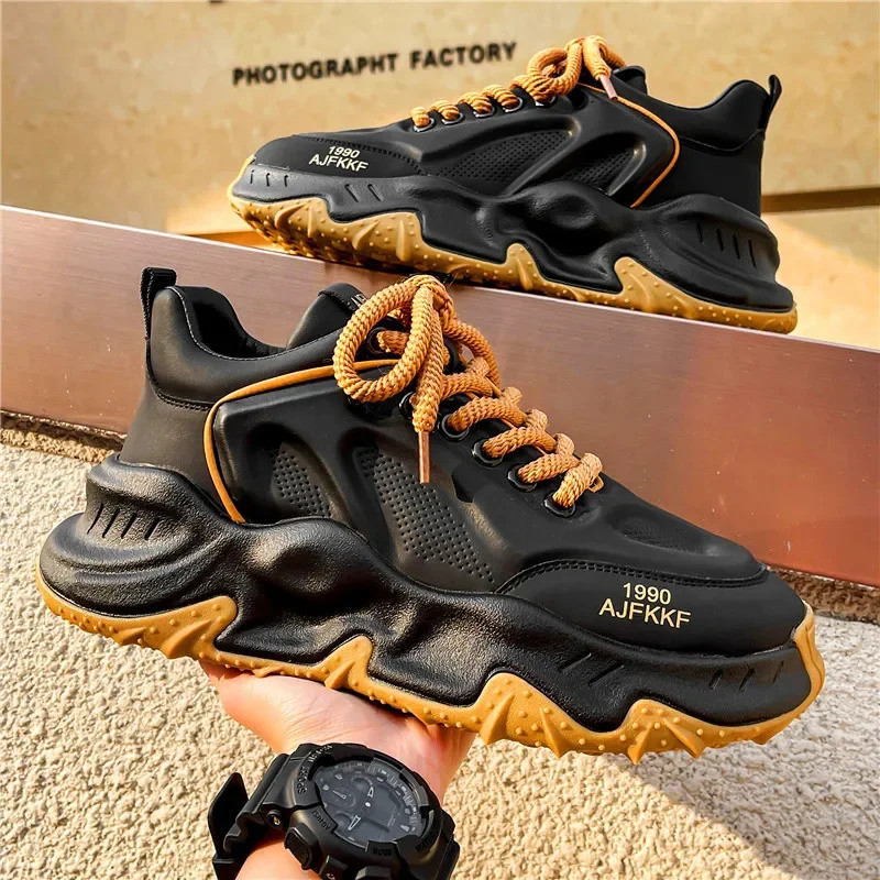 2024 New Travel Jogging Sports low-top thick-sole dad shoes trendy sports  shoes men's casual sneakers tennis shoes running shoe