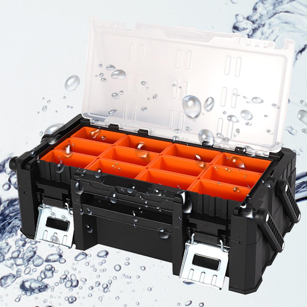 [yiodusi] Multi- Divider Box Tool Organizer Hardware Storage Box ...