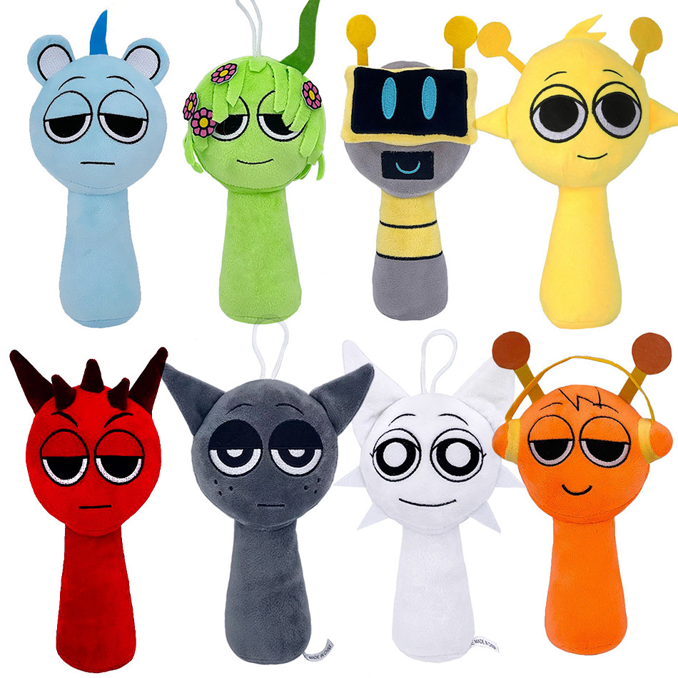 Sprunki Plush Toys Sprunki Incredibox Plush Doll Sprunki Game Cartoon ...