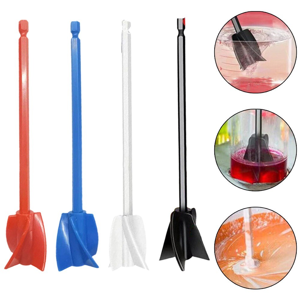 Waysle_Epoxy Mixer Paint Drill Attachment Paddle Consistency Liquids ...