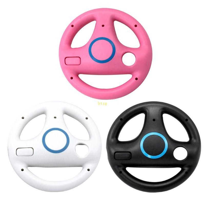 BT Steering Wheel For Wii Kart Racing Gamepad Controller Game ...