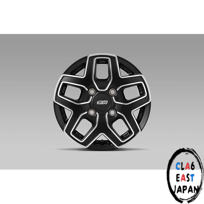 MUGEN 【Infinity】 Aluminum Wheel MD5 N VAN JJ1/JJ2 Flat Black Mirror ...