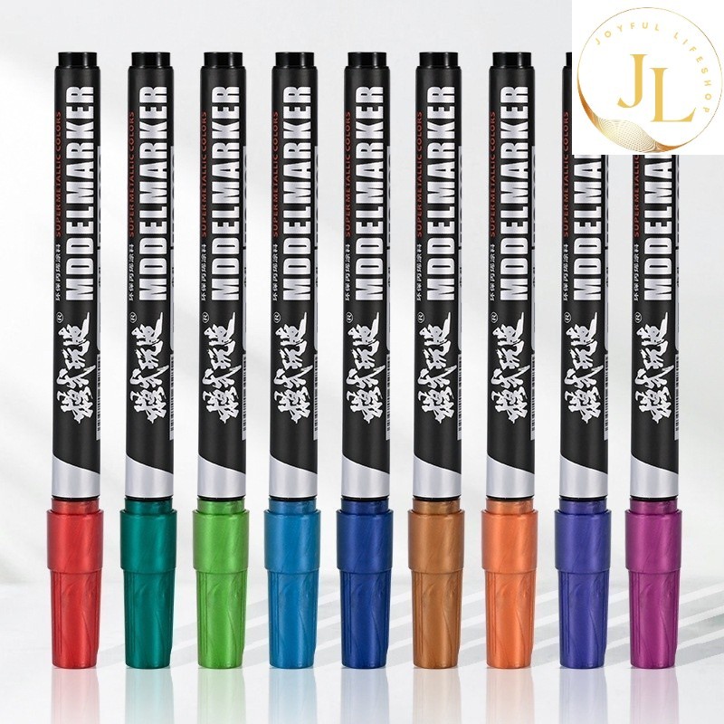 MOSHI MS028 EX001-EX009 Super Metallic Color Marker Pen 模式玩造 MS028模型涂装 ...