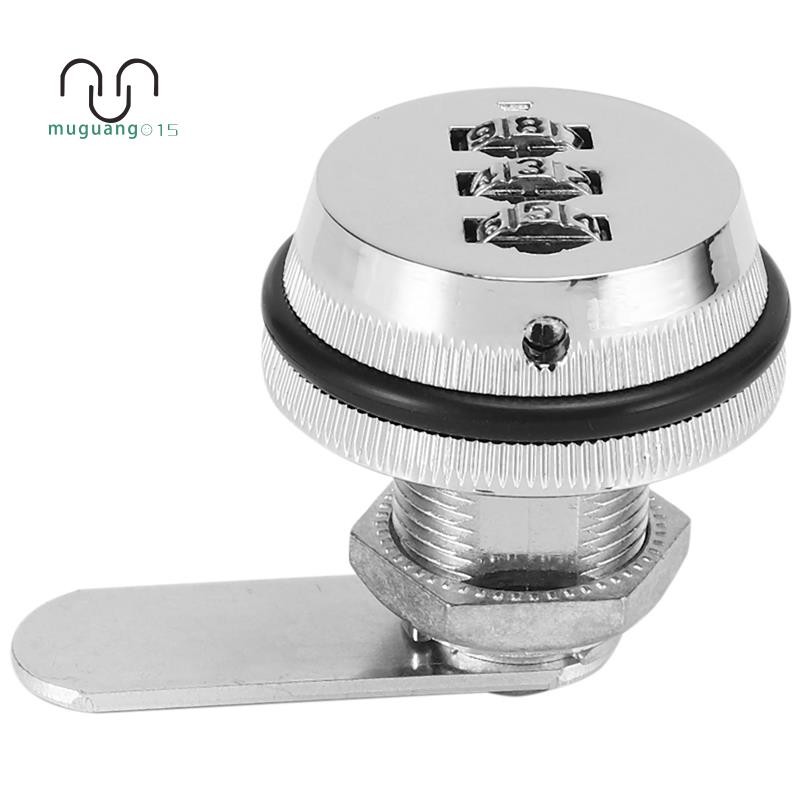 Alloy Code Combination Cam lock Keyless Post Mail Box Cabinet RV 3 Dial ...