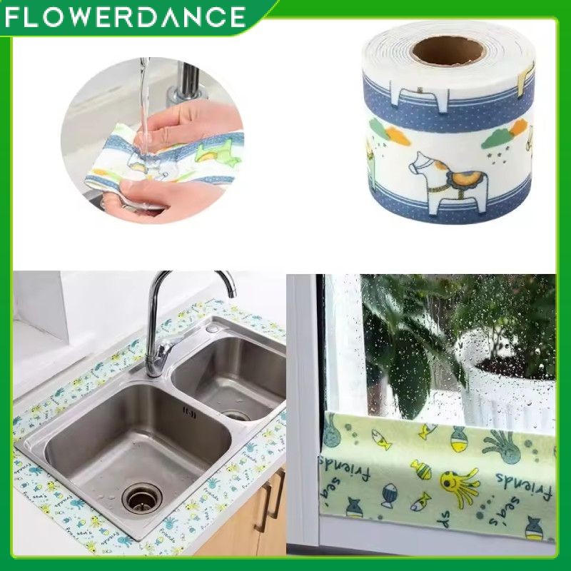 3m Cartoon Window Water-absorbing Sticker Sink Absorbent Window Sill ...