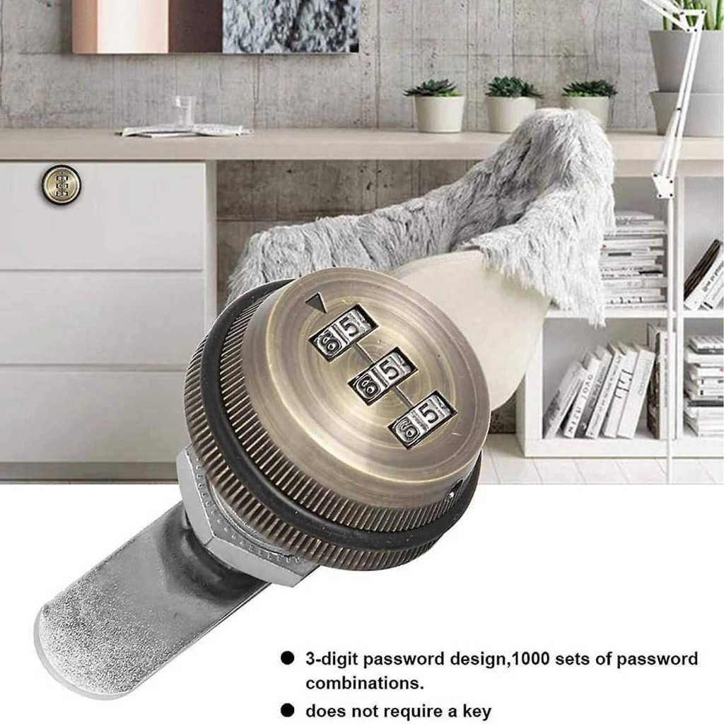 20mm 25mm 30mm 3 Digit Combination Cam Lock Keyless Password Locker ...