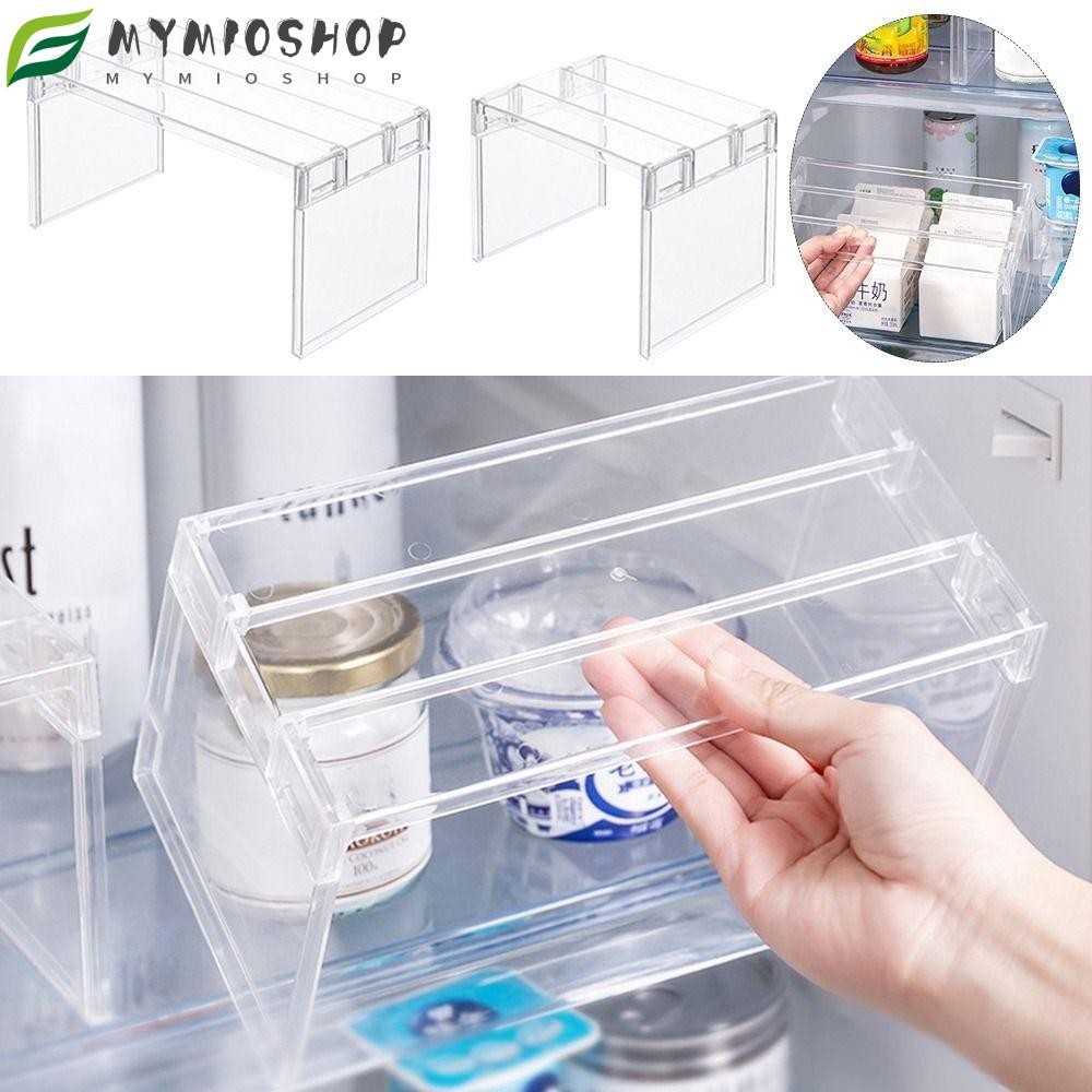 MIOSHOP Refrigerator Storage Rack, Transparent Thickened Refrigerator ...
