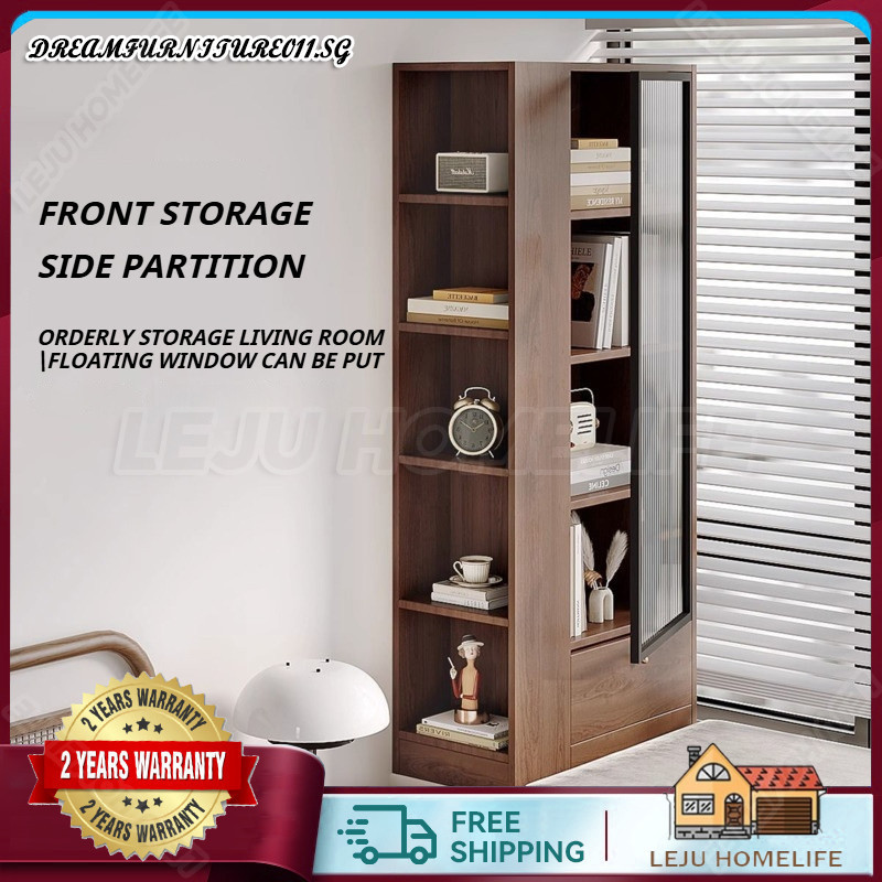 VISION Solid Wood Bay Window Cabinet Balcony Storage Cabinet Windowsill ...