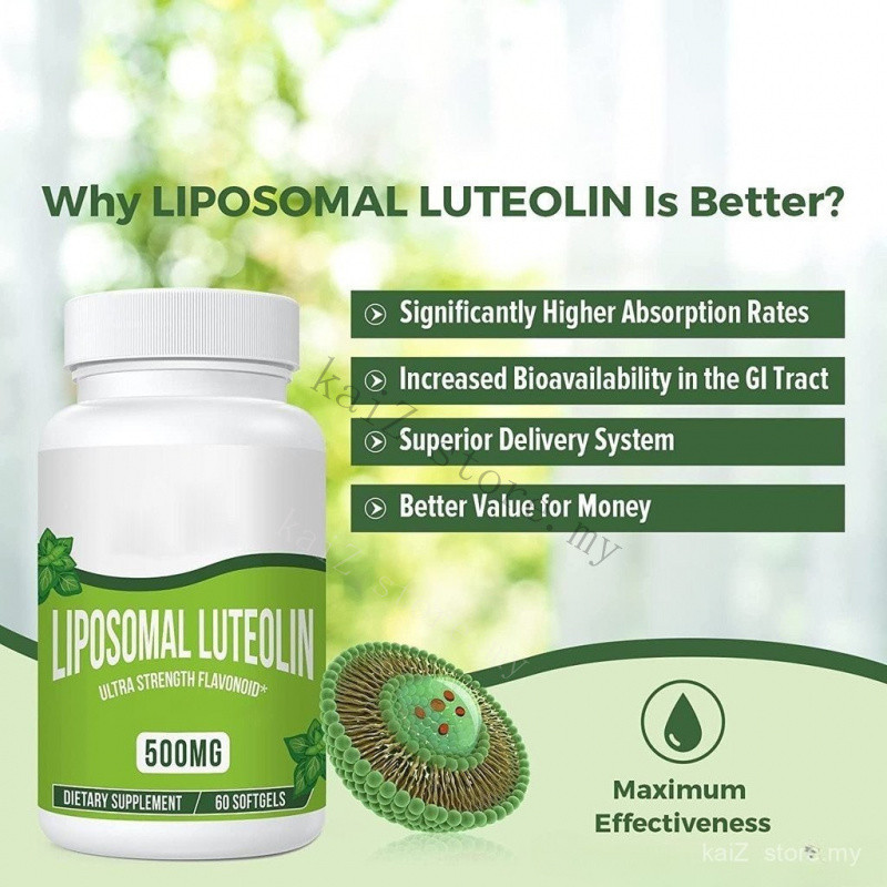 GMP Cross-border Liposomal Luteolin Softgels Liposomal luteolin softge ...