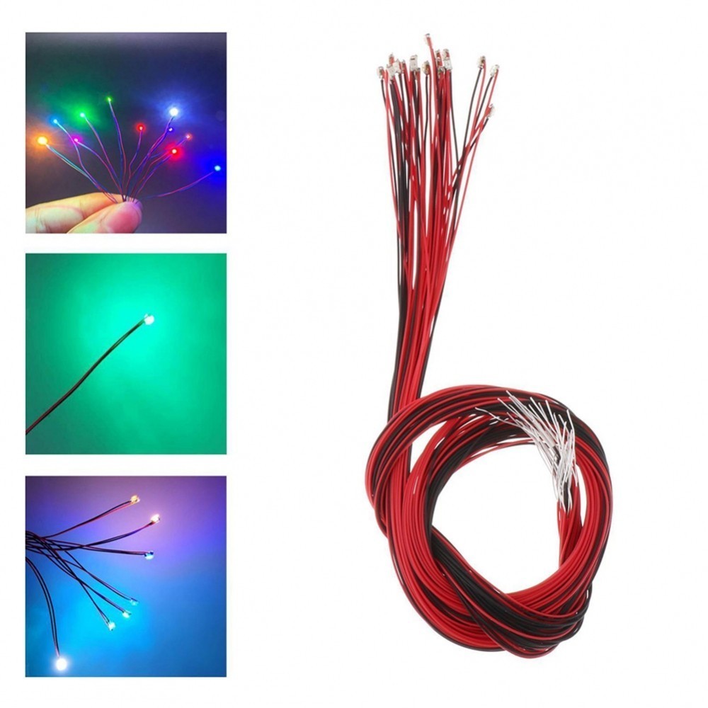 【LADY】Model Lamp 8X Kits LED Lamp Micro Micro LED Pre Wired Pre ...