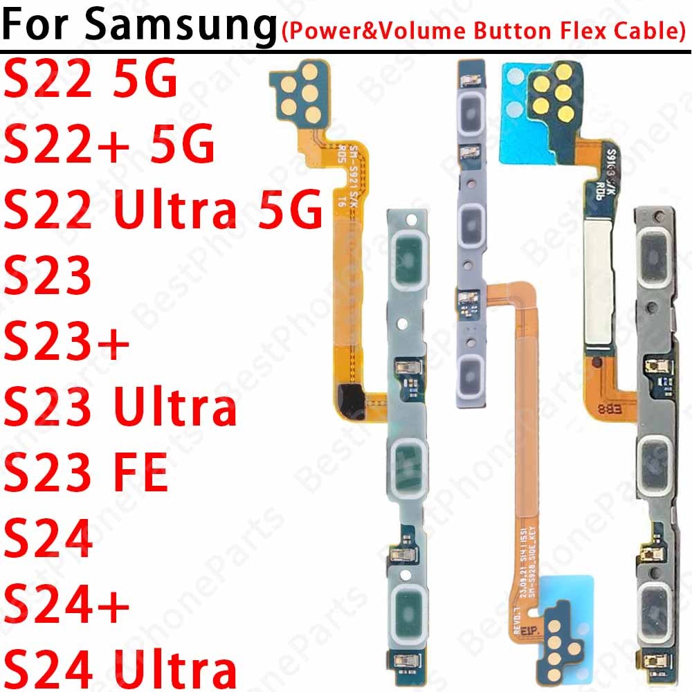 Original Side Button Switch Volume Original For Samsung Galaxy S22 S23 ...