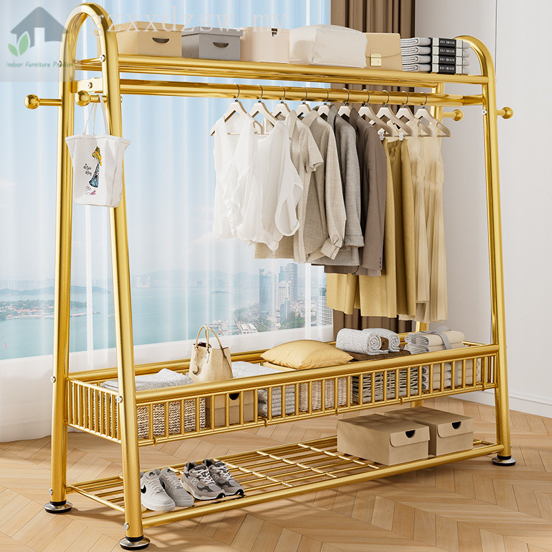 [Extra Thick 28 Tubes] Drying Rack Floor-standing Vertical Bold Hanger ...