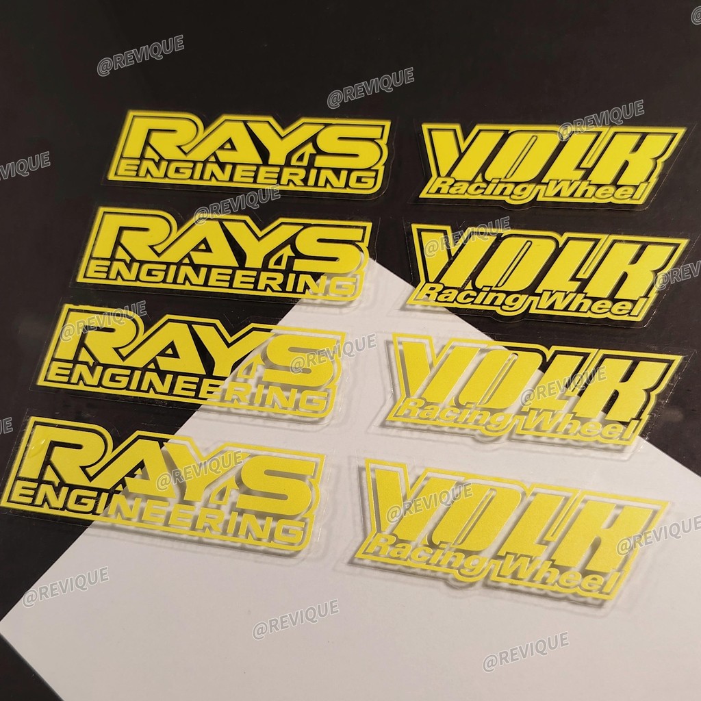Sticker TE37 Sport Rim Sticker – RAYS Engineering & VOLK Racing Wheel ...