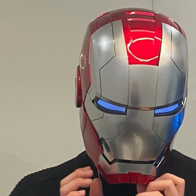 [52% Repurchase Rate] Iron Man Helmet mk5 Javis Wearable Electric ...